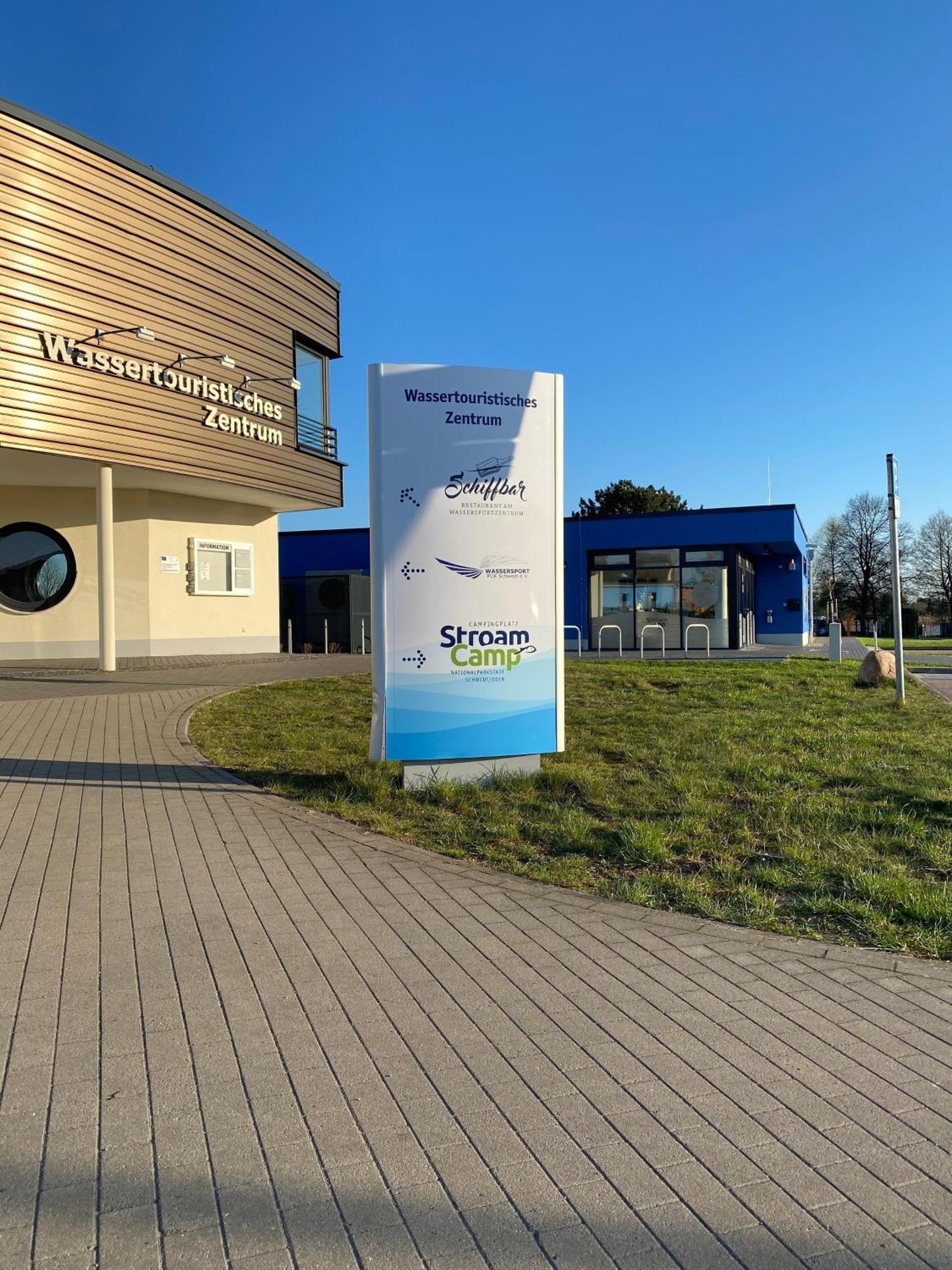 Stroamcamp Schwedt Apartment Exterior foto